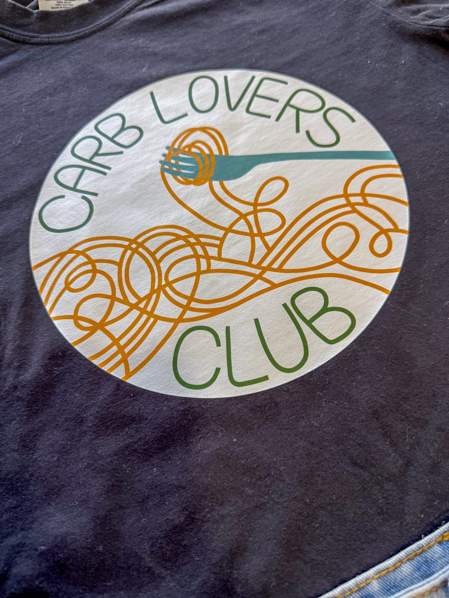 Carb Lovers Club Tshirt- (adult)