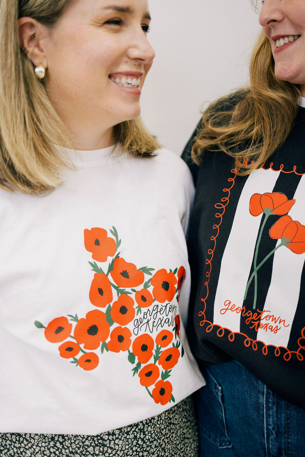 Georgetown TX Poppy Tshirt