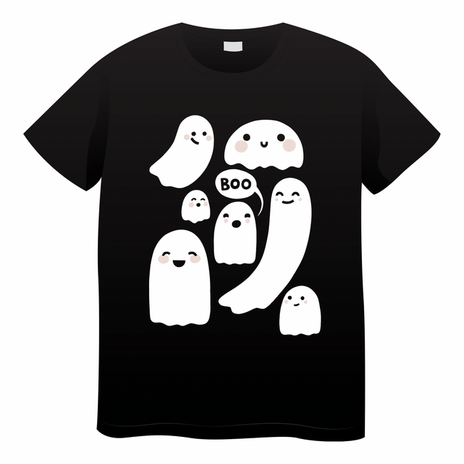 Halloween Ghost Tshirt Hover Image