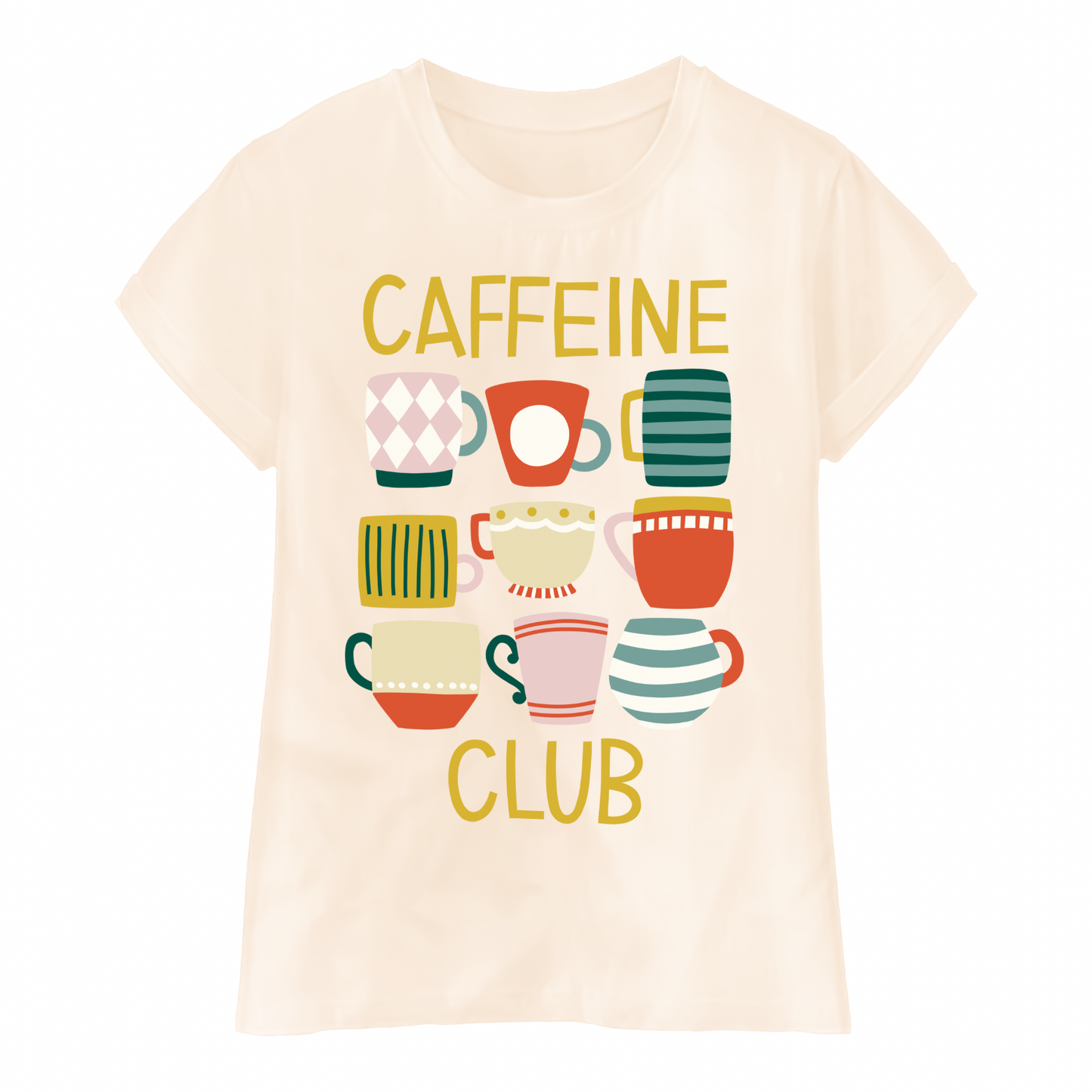 Caffeine Club Tshirt- (adult)