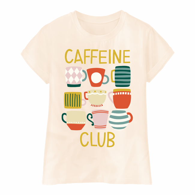 Caffeine Club Tshirt- (adult) Main Image