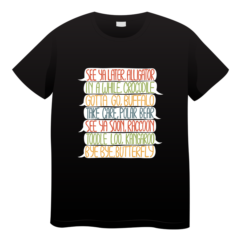 Goodbye Phrases Tshirt