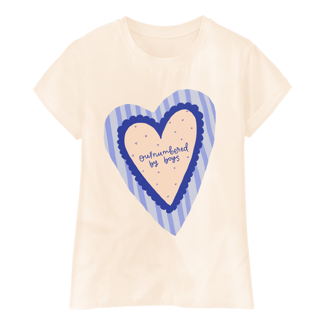 Out Numbered by Boys Tshirt- (adult) Hover Image