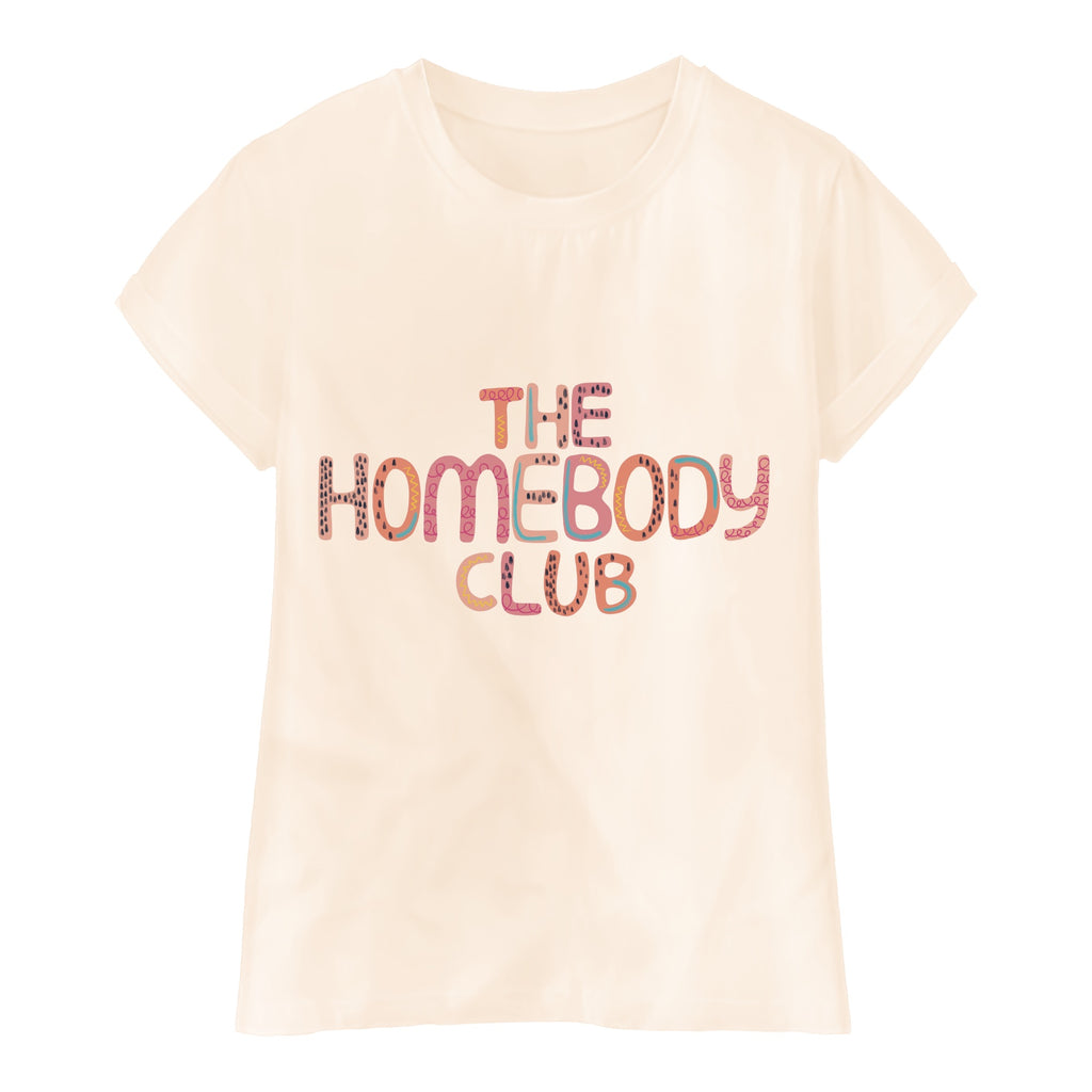 Homebody Club Multi Color Tshirt