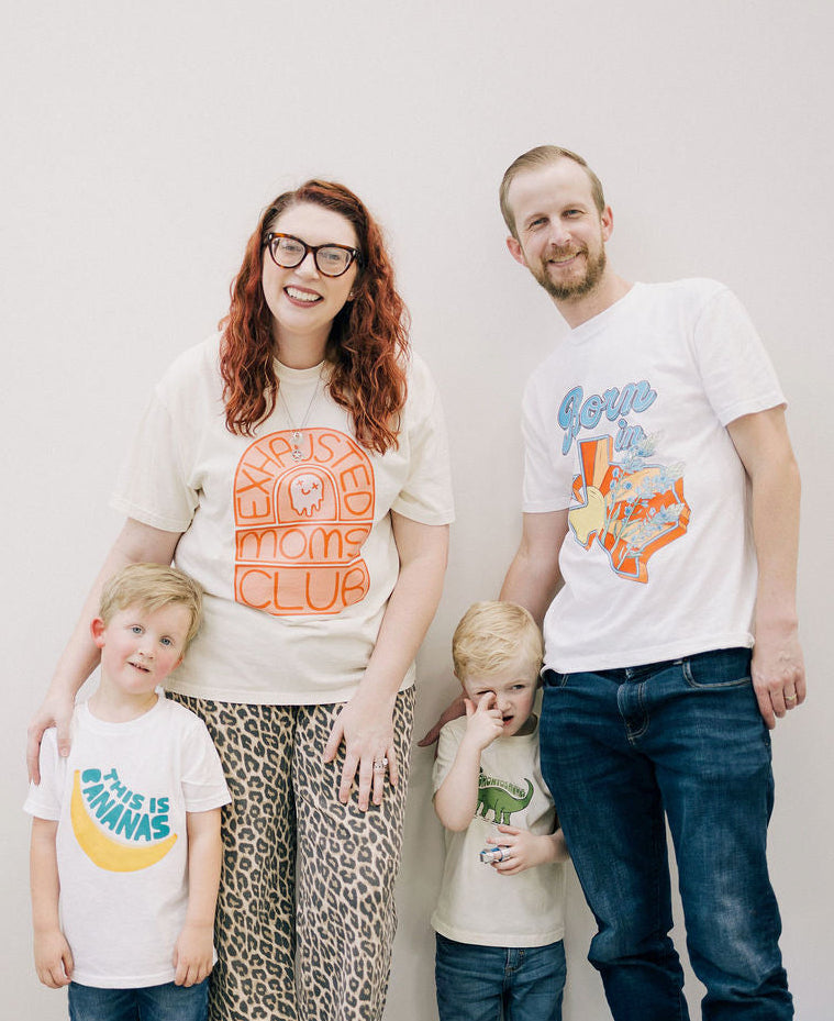 Exhausted Moms Tshirt- (adult)
