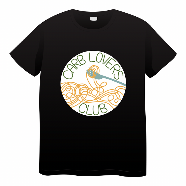 Carb Lovers Club Tshirt- (adult) Hover Image