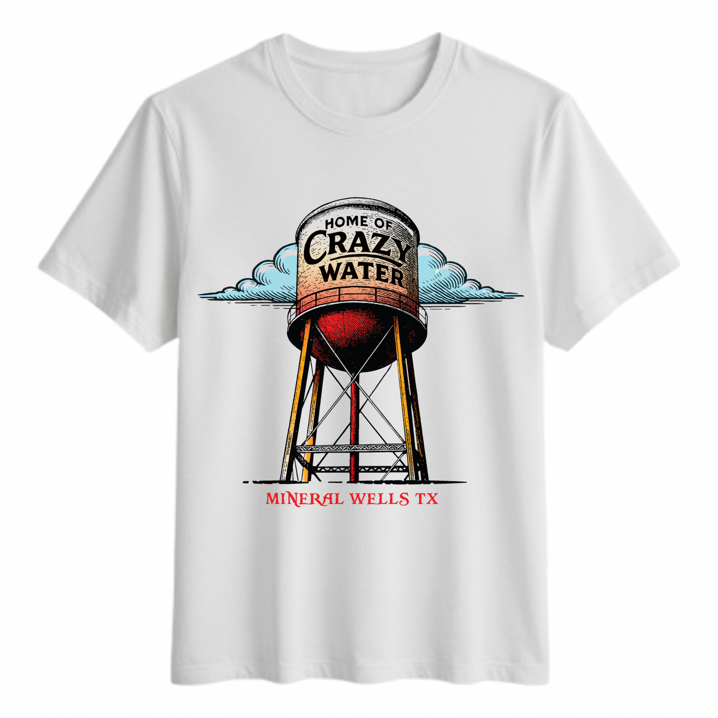 Home of the Crazy Water Tshirt- (adult)