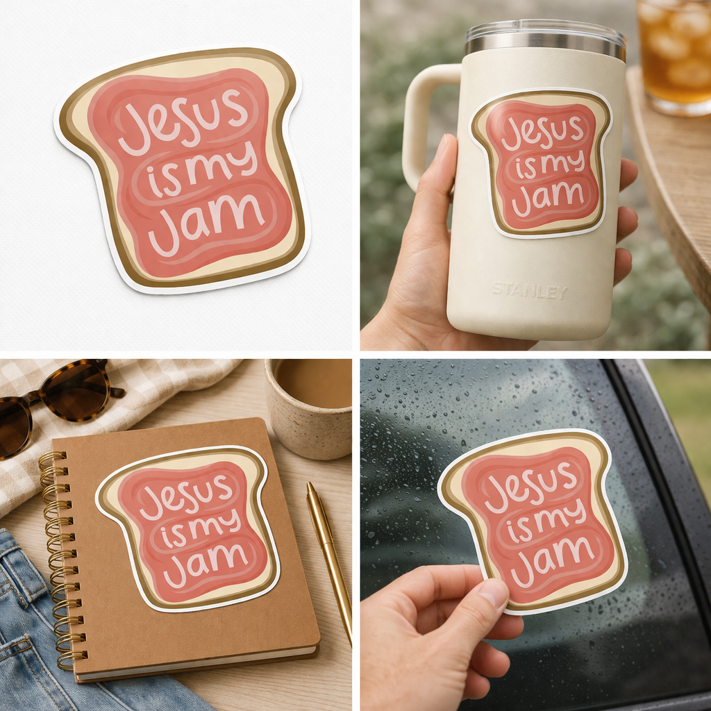 Jesus is my Jam Sticker