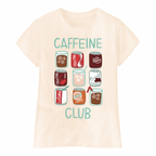 Caffeine Club Tshirt- (adult)