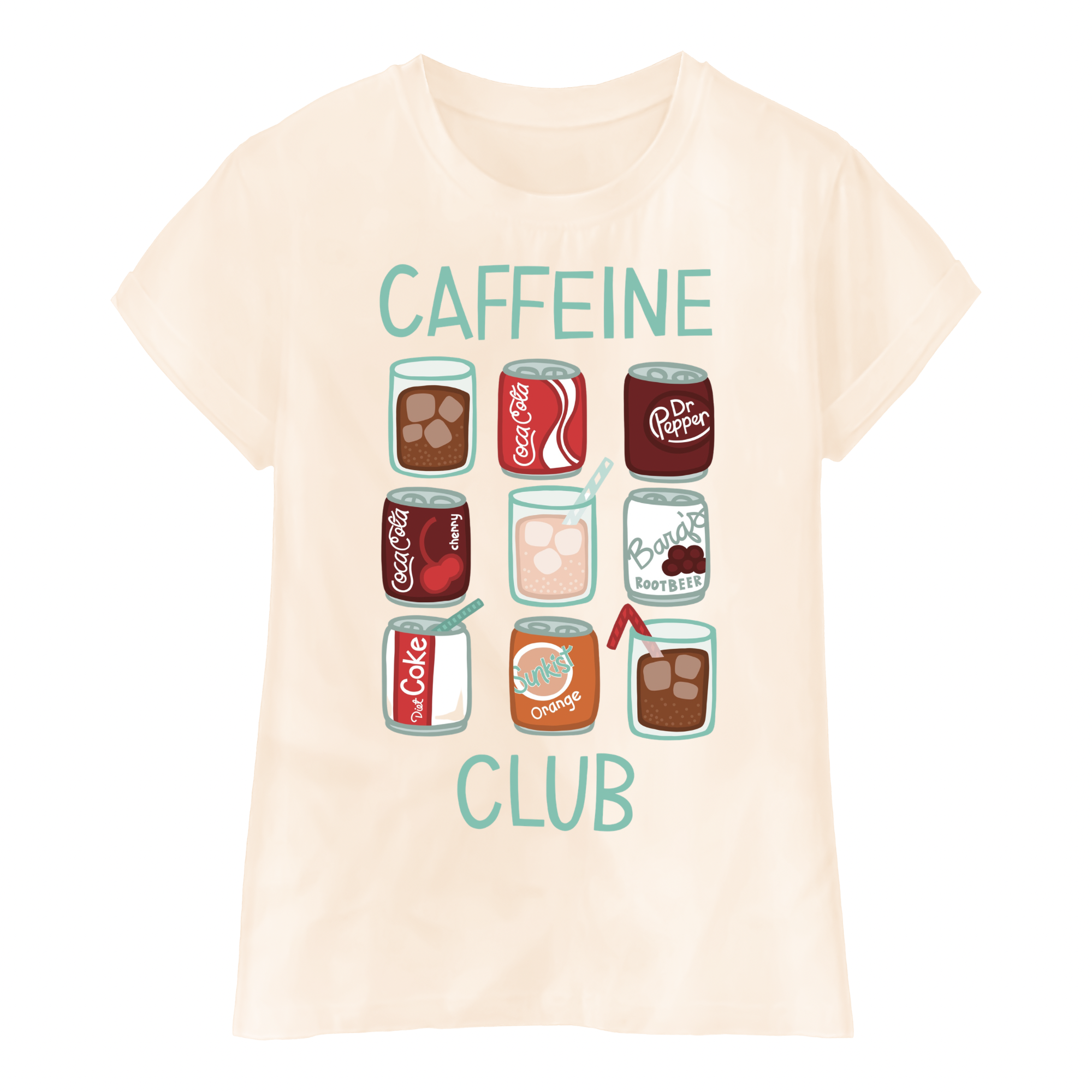 Caffeine Club Tshirt- (adult)