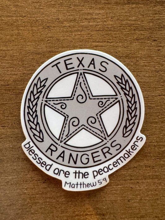 Texas Ranger Sticker