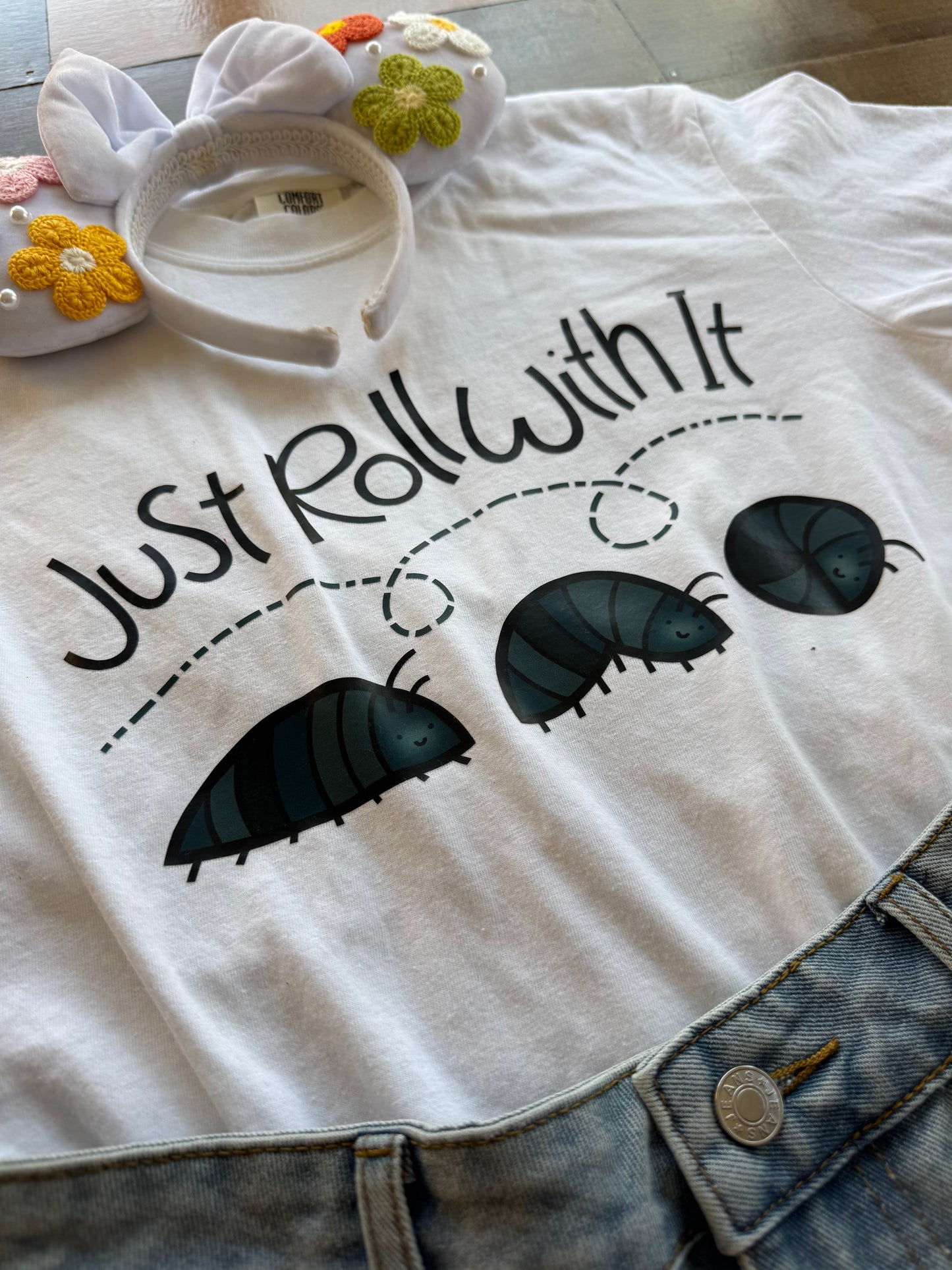 Just Roll With It Tshirt (adult)