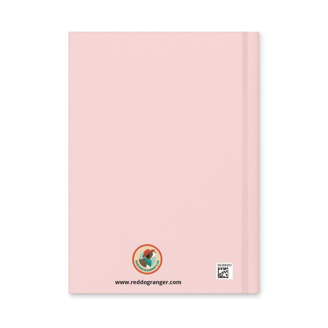 Pink Floral Heart Hardcover Journal Main Image