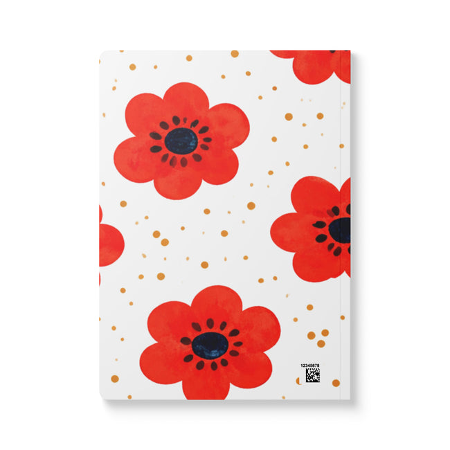Red Poppy Softcover Journal Main Image
